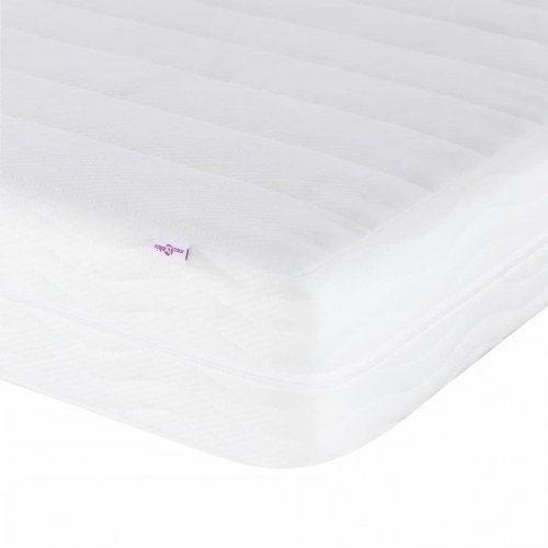 Skummadras 100×200 cm - vendbar H2/H3, hvid (OUTLET A)