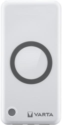 Varta - Trådløs opladningspude/power bank - Li-pol - 10000 mAh - 18 Watt - 3 A - QC 3.0, PD - 3 output-stikforbindelser (USB, USB-C) - på kabel: USB-C