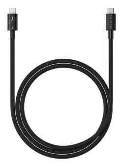 Satechi ST-YTB5100K Thunderbolt 5-kabel 1 m 120 Gbit/s med USB PD op til 240 W - sort