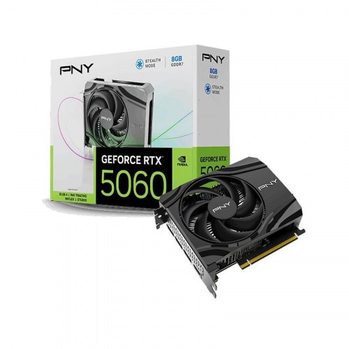 PNY GeForce RTX 5060 Single Fan grafikkort 8 GB GDDR7