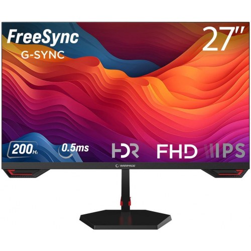 Rampage Crimson 27" FHD 200 Hz 1 ms Fast IPS gamingskærm