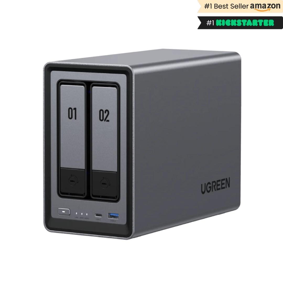 Ugreen NASync DXP2800 NAS System 2-Bay Kompakt Intel N100 8 GB DDR5 0 TB UGOS Pro Sort