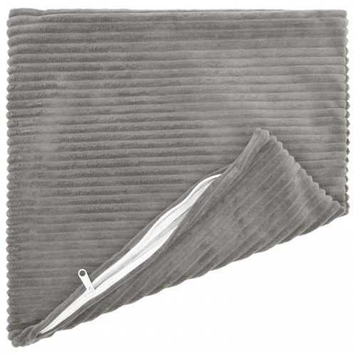 Pudebetræk 12 stk HEERLEN lysegrå 40 x 40 cm i cordfløjl