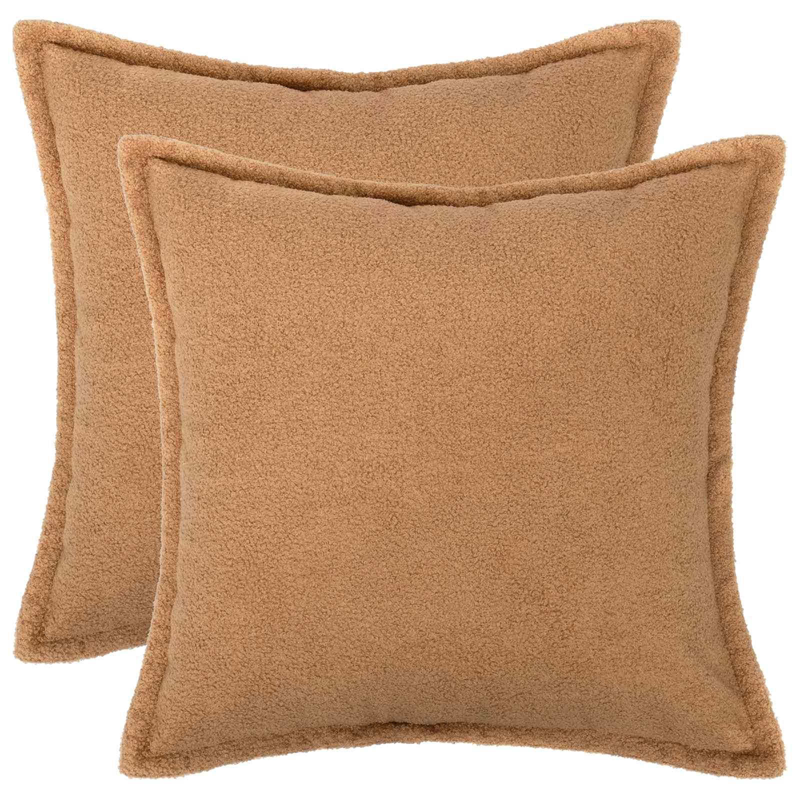 Pudebetræk 2 stk HOUTEN beige 40 x 40 cm i bouclé
