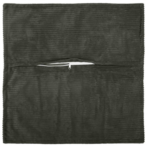Pudebetræk 6 stk. HOUTEN antracit 40 x 40 cm i cordfløjl
