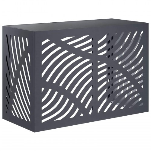 Aircondition cover i antracit 90 x 40 x 60 cm stål