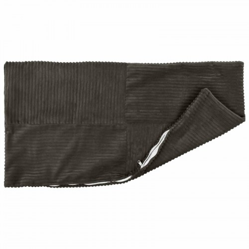 Pudebetræk 2 stk ALMELO antracit 40 x 60 cm i cordfløjl