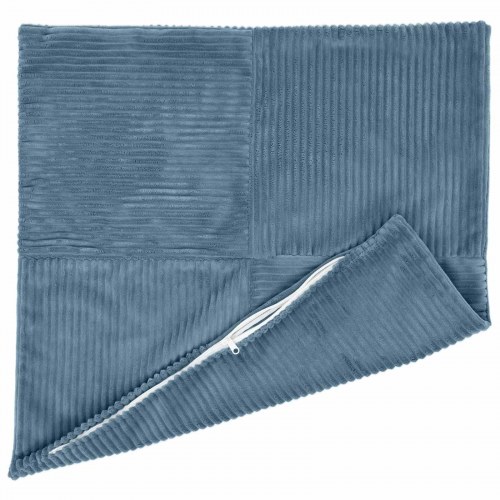 Pudebetræk 6 stk ALMELO blå 40 x 40 cm i cordfløjl