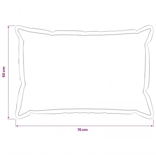 Pudebetræk 2 stk HOUTEN lysegrå 50 x 70 cm i bouclé