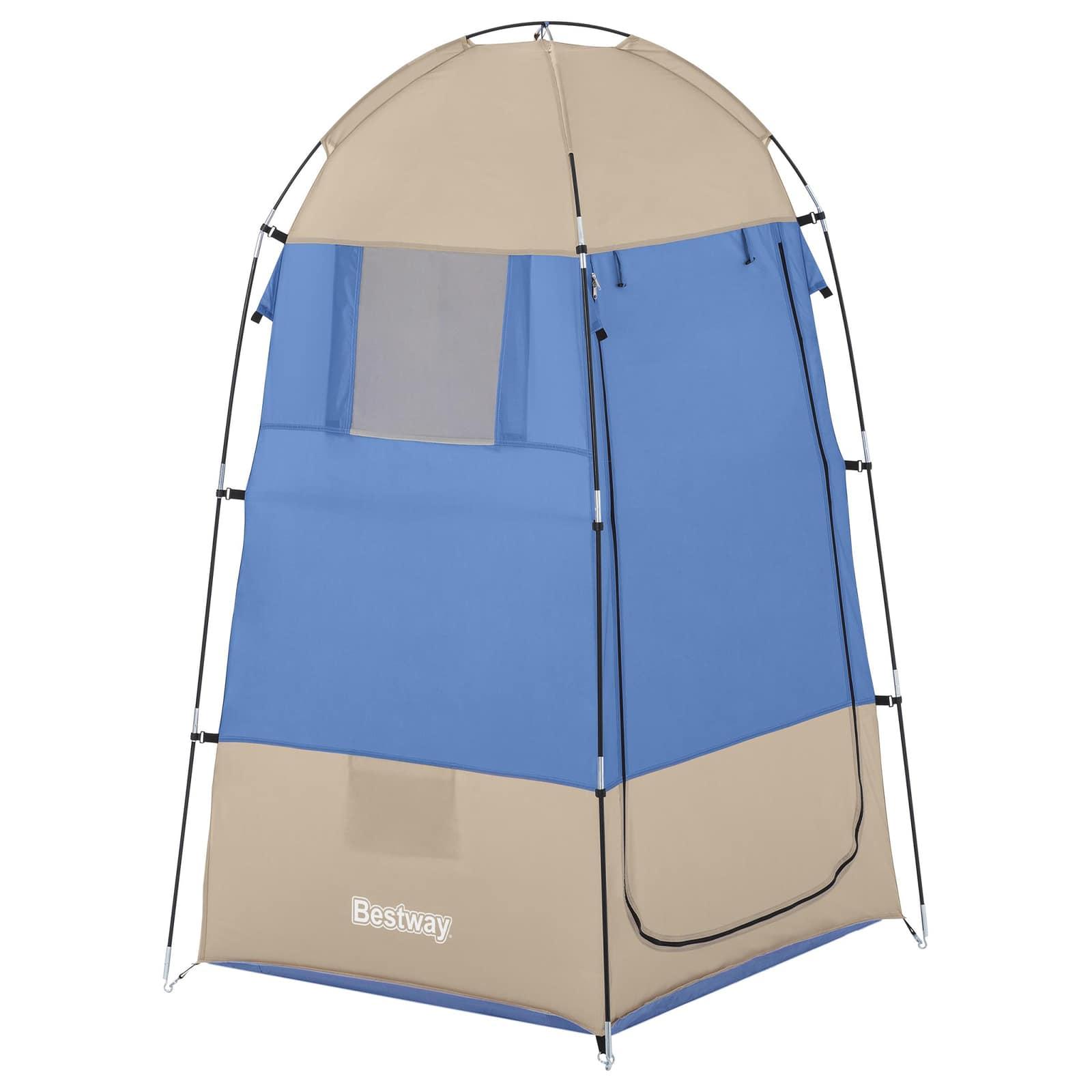 Bestway 68002 / 24, Teltlærred, Siderude, Vandafvisende, Polyester, Blå, Grå