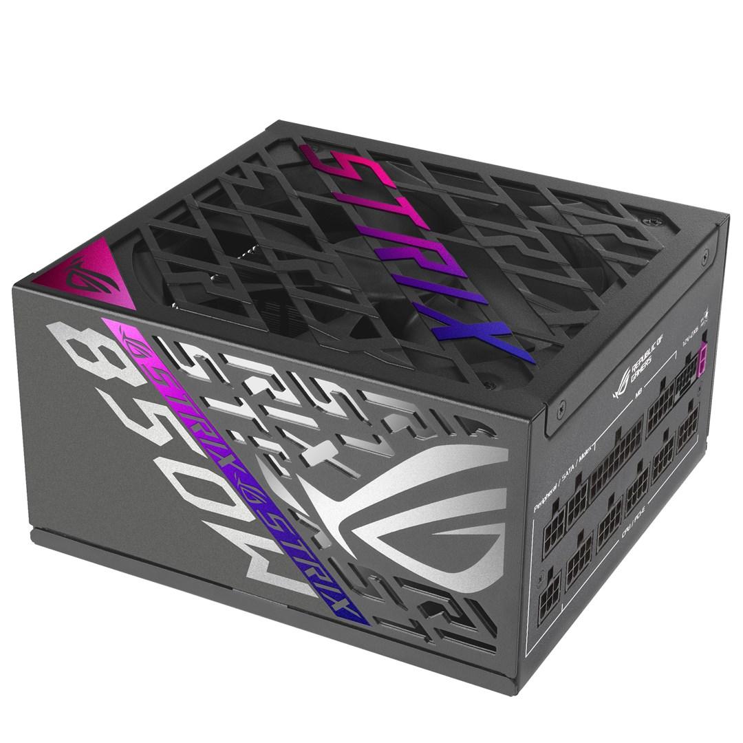 ASUS ROG STRIX Platinum (ROG Equalizer) / Sort - Strømforsyning - 850 Watt - ATX 3.1 - 80 Plus Platinum certified