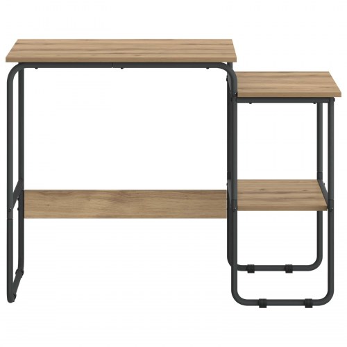 Skrivebord med opbevaring i artisan-eg 100 x 50 x 75 cm