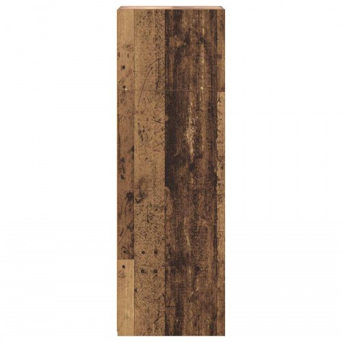Highboard i gammelt træ 45 x 41 x 124 cm i konstrueret træ