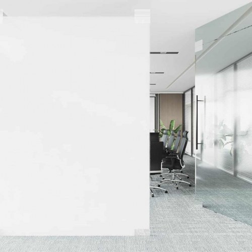 Statisk vinduesfilm frostet hvid 90 x 1000 cm PVC