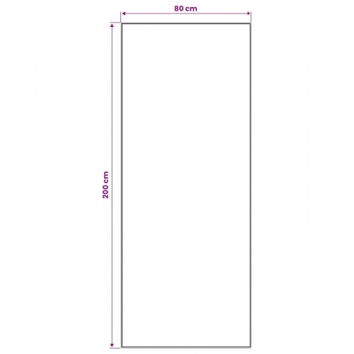 Tæppe runner ORIZ sort med mesh mønster 80 x 200 cm
