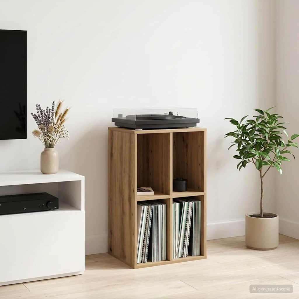 Pladeskab i artisan-eg 44,5 x 36,5 x 74,5 cm