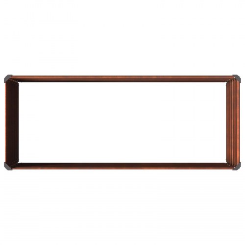 Hævet havebed rusten 100 x 40 x 55 cm