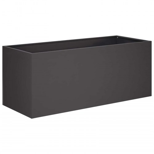 Blomsterkrukke 2 stk. sort 100 x 40 x 40 cm