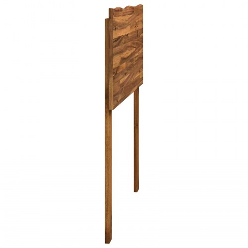 Sengegavl med naturkant ROSTOCK naturfarvet 75 cm