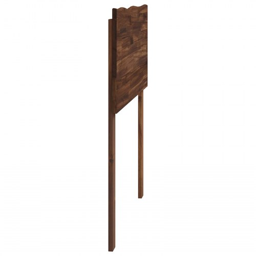 Sengegavl med naturkant ROSTOCK mørk brun 90 cm