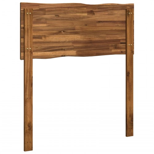 Sengegavl med naturkant ROSTOCK naturfarvet 80 cm