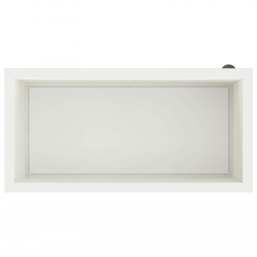Plantekasse med LED 2 stk. - hvid 40 x 80 x 40 cm