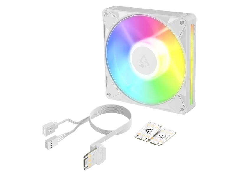 ARCTIC BioniX P14 A-RGB 140 mm kabinetblæser med PWM og A-RGB, 1-pack - hvid
