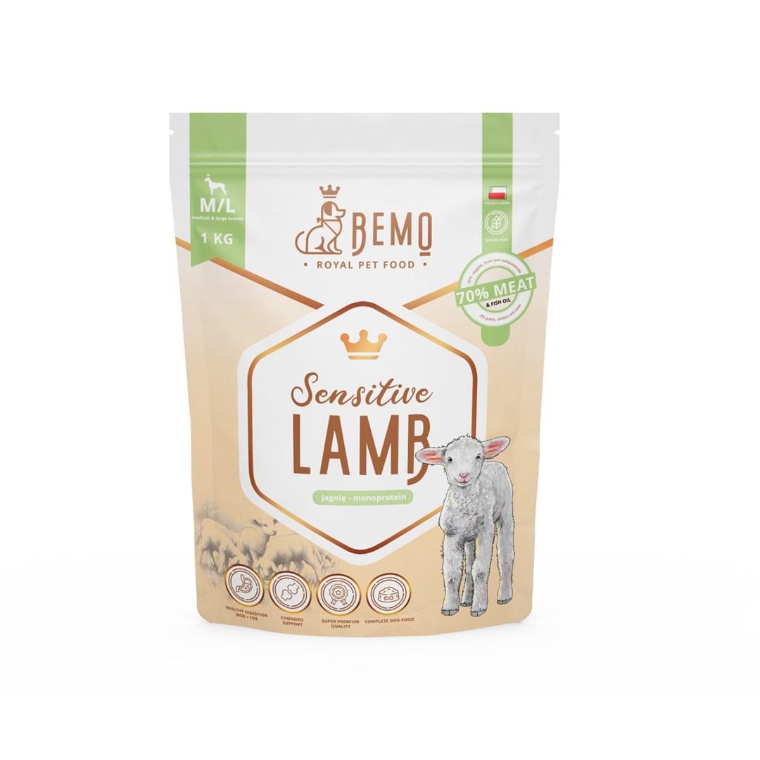 BEMO Sensitive Lamb Mono tørfoder til hund 1 kg