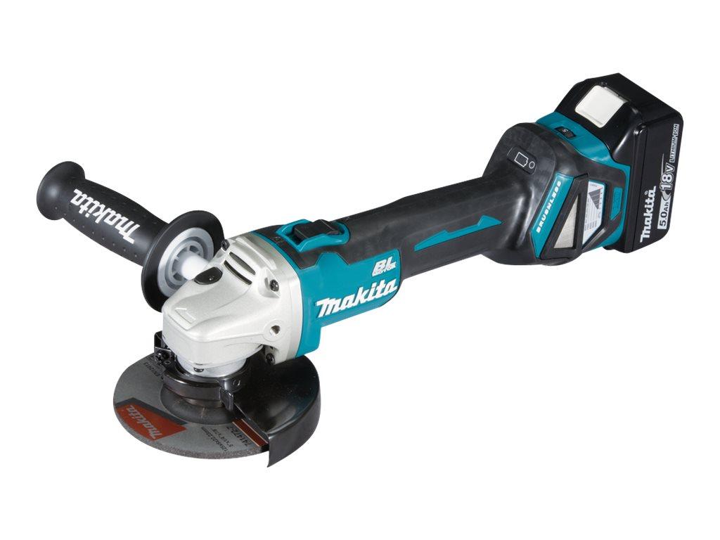Makita DGA511RTJ - Vinkelkværn - ledningfri - 125 mm - 2x 5ah batteri og lader
