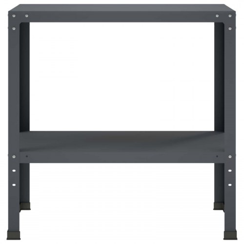 Plantebord 60 x 40 x 80 cm i pulverlakeret stål - antracit
