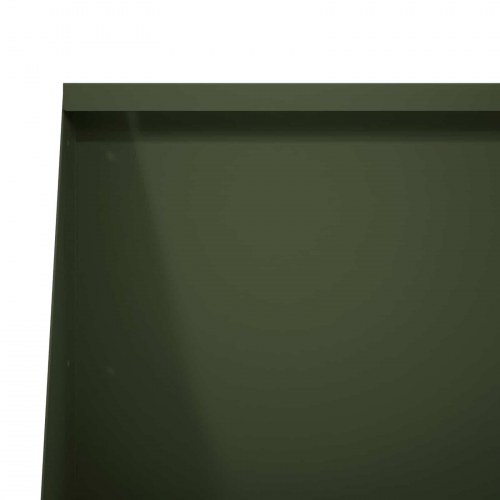 Støttemur i stål 6 stk. 80 x 12 x 40 cm olivengrøn