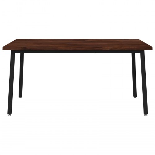 Spisebord med live edge i massivt akacietræ 160 x 90 x 75 cm