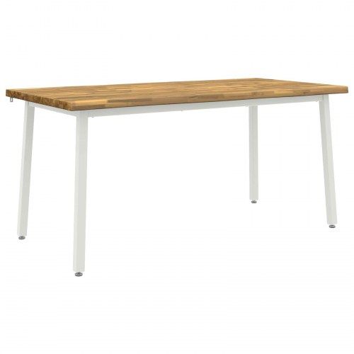 Spisebord med live edge 160 x 80 x 75 cm i massivt akacietræ