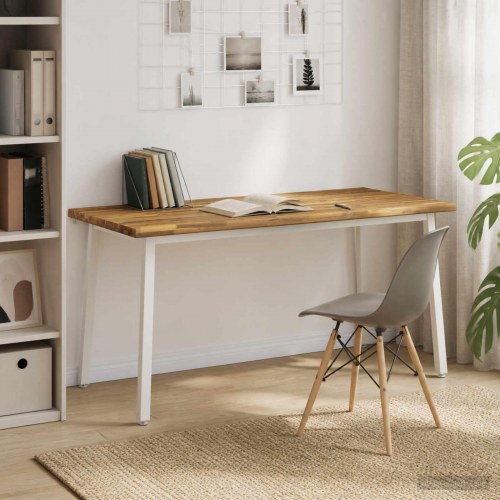 Spisebord med live edge 160 x 80 x 75 cm i massivt akacietræ