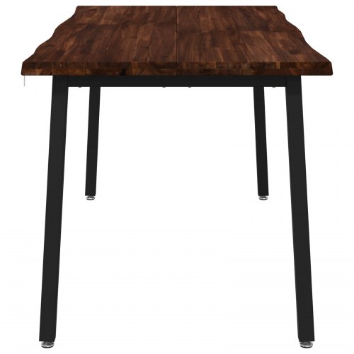 Spisebord med live edge i massivt akacietræ - 160 x 80 cm