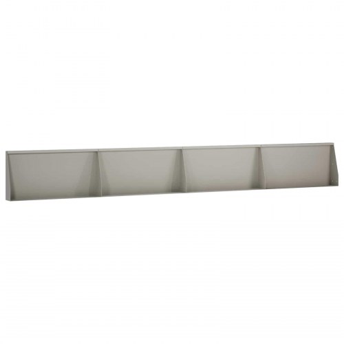 Støttemur 4 stk. 80 x 12 x 30 cm i cortenstål - rusten
