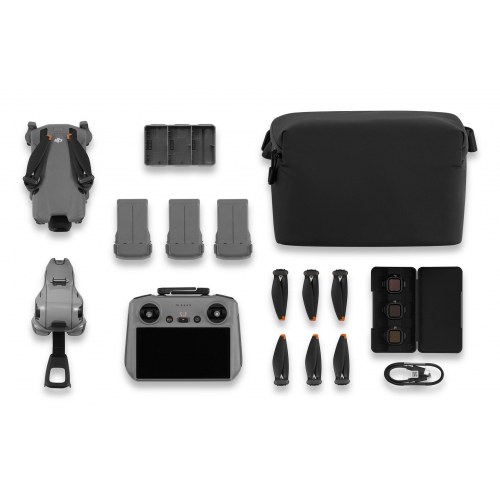 DJI Mini 5 Pro Fly More Combo med RC 2 drone 50 MP 4K - sort/grå