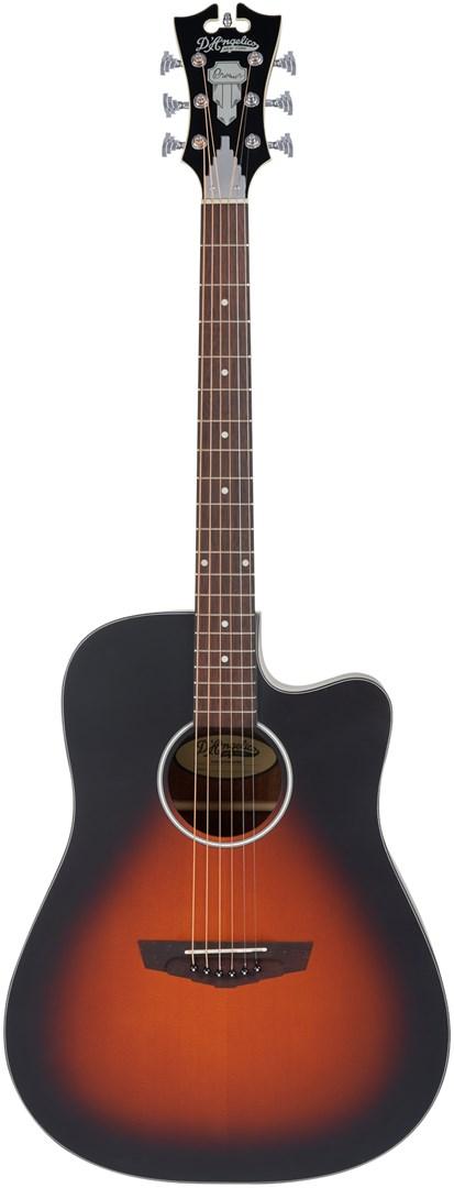 D'Angelico Premier Bowery LS Vintage Sunburst elektroakustisk guitar