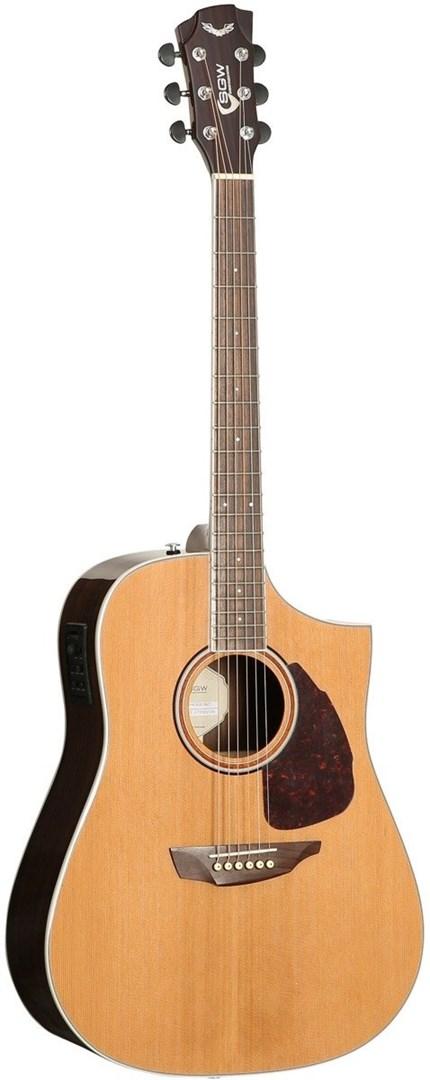Samick SGW S-650D/NAT elektro-akustisk guitar
