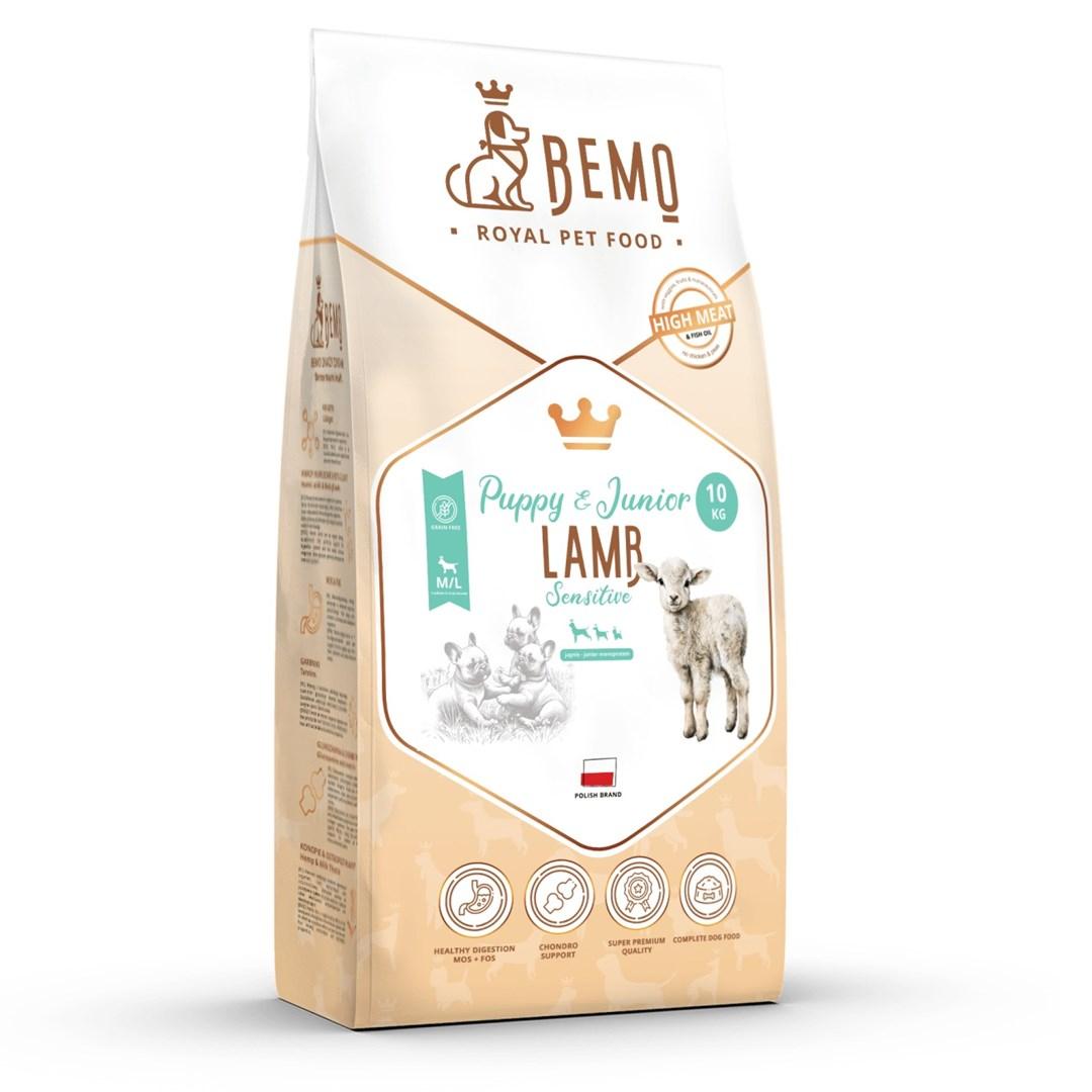 BEMO Sensitive Junior Lam Medium/Large monoprotein tørfoder til hund 10 kg