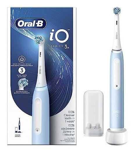 Oral-B iO Series 3N elektrisk tandbørste til voksne - lyseblå/hvid