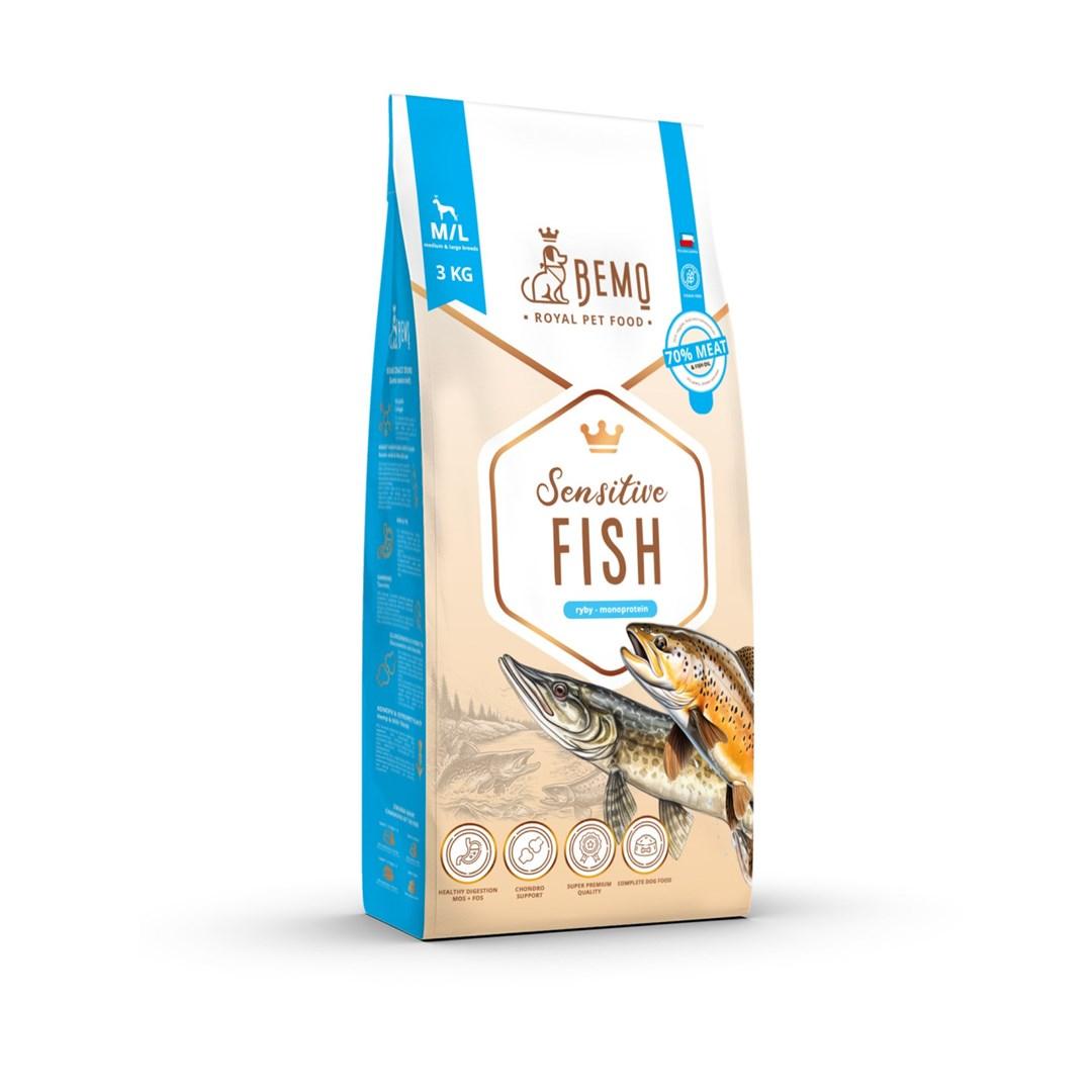 BEMO Sensitive Fish Medium/Large Mono tørfoder til hund 3 kg