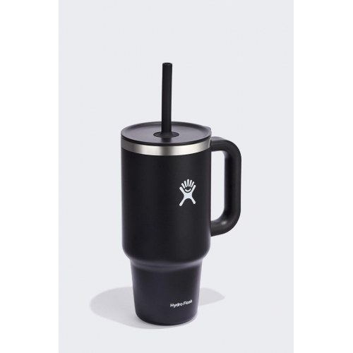 Hydro Flask All Around Travel Tumbler 946 ml termokrus med sugerør - sort