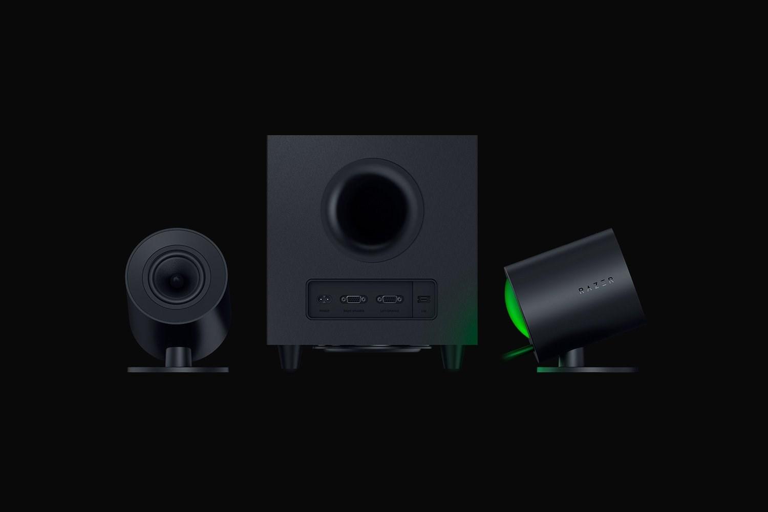 Razer Nommo V2 2.1 PC-højttalere sort kablet og trådløs