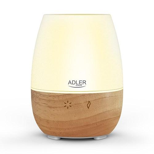 Adler AD 7967 ultrasonisk aromadiffuser til rum op til 25 m² - brun/hvid