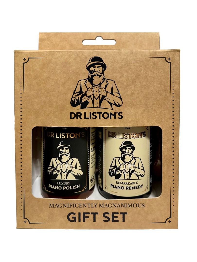 Dr. Liston's Piano Care Gift Set DR-GS-PRPP - plejesæt til rengøring og polering af piano, 2 x 150 ml