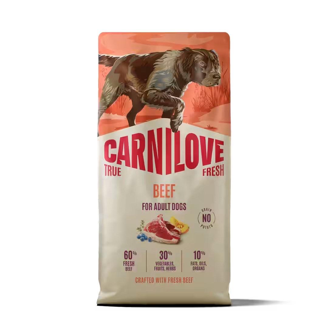 CARNILOVE True Fresh Oksekød tørfoder til voksne hunde 12 kg