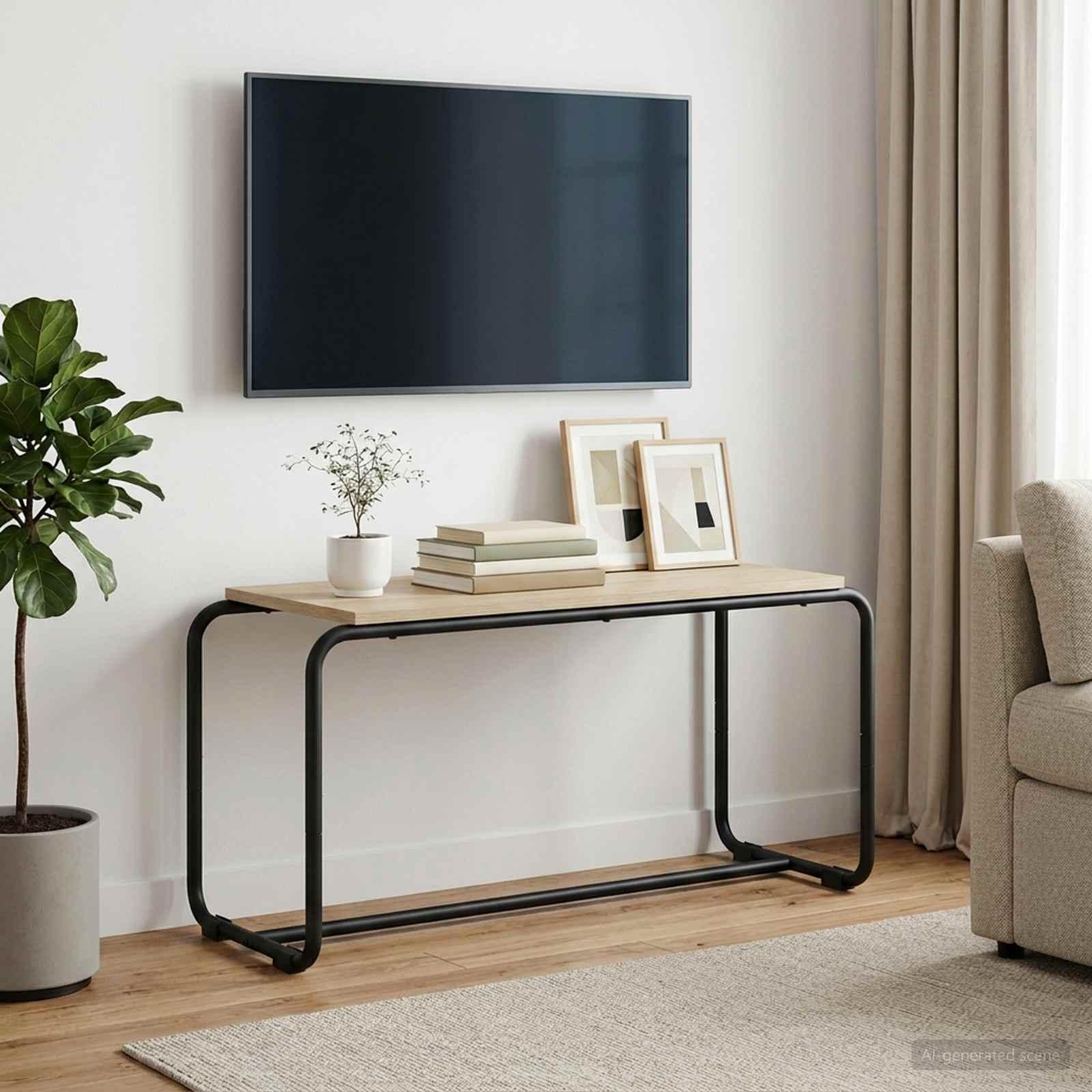 vidaXL TV-bord 80 x 35,5 x 42 cm Sonoma-eg Konstrueret træ