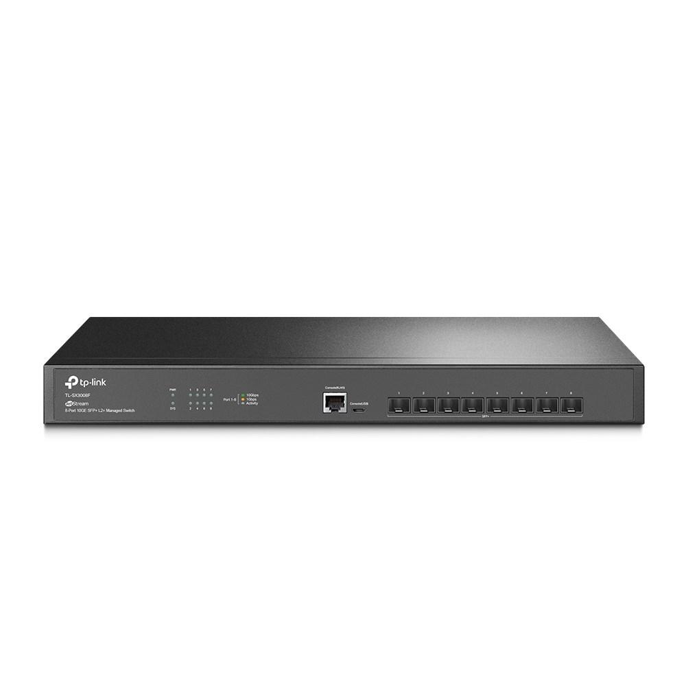 TP-Link JetStream 8-port 10GE SFP+ L2+ administreret switch