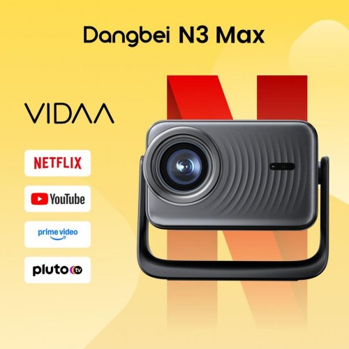 Dangbei N3 Max LCD-projektor 1080p grå